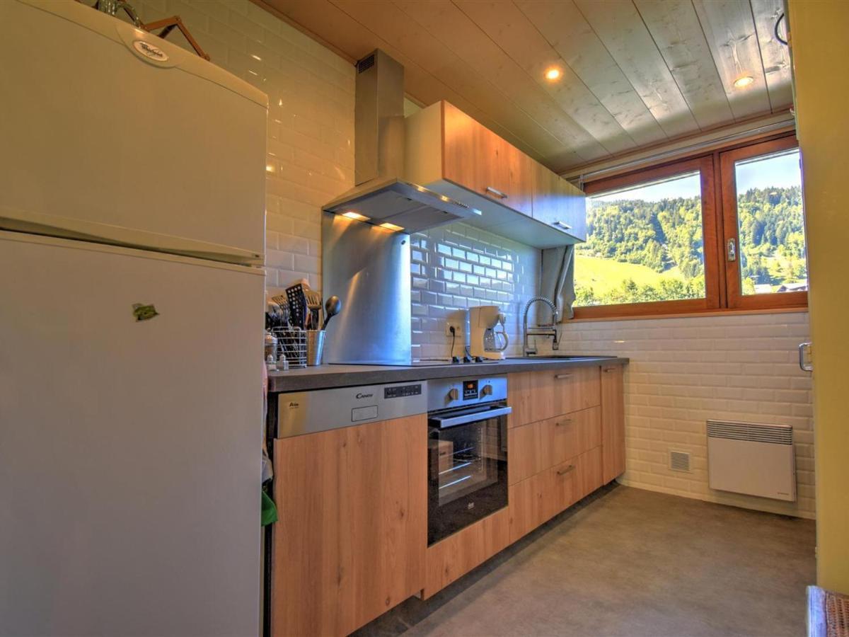 Charmant Appt 2 Chambres Morzine Avec Balcon, Parking Et Netflix - Fr-1-524-97 Exterior foto